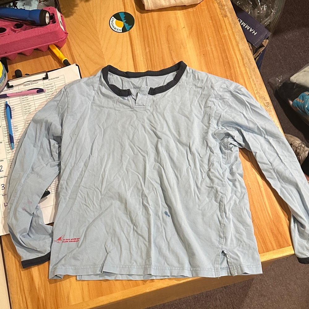Light Blue Long Sleeve Shirt